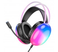 Наушники HOCO Rich gaming headphones W109 RGB |AUX+USB, 2m|