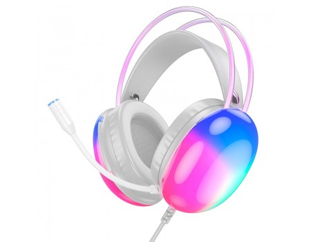 Наушники HOCO Rich gaming headphones W109 RGB |AUX+USB, 2m|