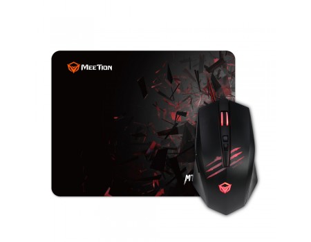 Набір Gaming Combo 2in1 Mouse/MousePad MEETION MT-CO10