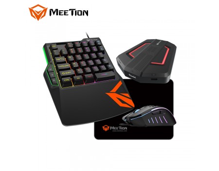 Набір Combo MeeTion Gaming 4in1 Keyboard/Mouse/MousePad/Console MT-C0015