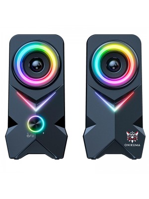 Комп'ютерні колонки Onikuma L2 RGB | 10W, BT/AUX/USB|