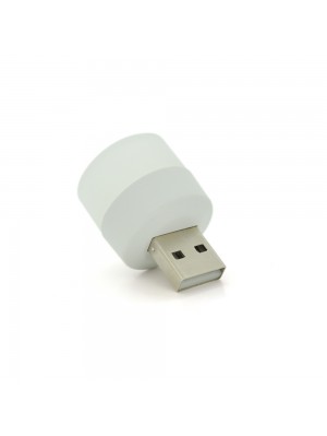 Фонарик LED USB, 1W, White, Box