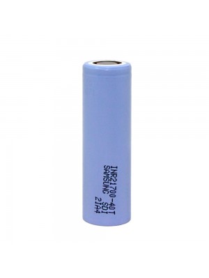 Аккумулятор 21700 Li-Ion Samsung INR21700-40T 4000mAh, 35A, 4.2/3.6/2.5V, Cyan, 2 шт в упаковке, цена за 1 шт