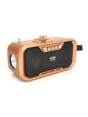 Радио с фонариком NS-S270-S, FM/AM/SW радио+Solar, Входы: TFcard, USB, Wireless speaker, Bluetooth, Black, Box