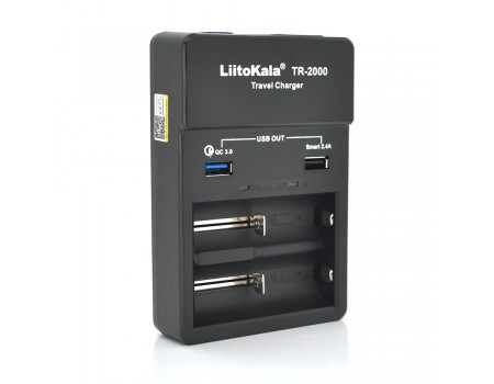 ЗУ универсальное Liitokala Lii TR-2000 + USB1-QC 3.0, USB2-5V 2.4 A