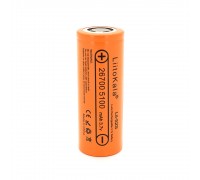 Аккумулятор 26700 Li-Ion LiitoKala Lii-52S, 5000mah (5100-5200mah), 10A, 3.7V (2.75-4.2V), Orange, 2 шт в упаковке, цена за 1 шт