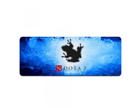 Коврик 300*700 тканевой DOTA2 "Frog", толщина 2 мм, цвет Blue, OEM