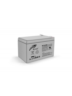 Акумуляторна батарея AGM RITAR RT12100S, Gray Case, 12V 10.0Ah ( 151 х 65 х 111 (117 ) ) Q10
