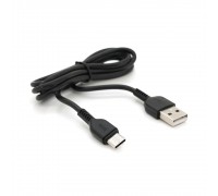 Кабель Hoco X13, Type-C-USB, 2.4A, Black, длина 1м, BOX