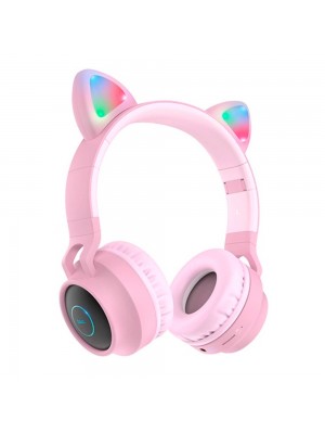 Беспроводные Bluetooth наушники HOCO W27, Pink, Box