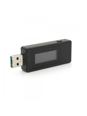 USB тестер Keweisi KWS-V30 напряжения (3-8V) и тока (0-3A), Black