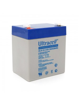 Аккумуляторна батарея Ultracell UL5-12 AGM 12V 5 Ah (90 x 70 x 101) White Q10/420