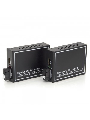 Одноканальний активний подовжувач HDMI сигналу по оптоволоконному кабелю USB. Дальність передачі: до 20 км, 1080P