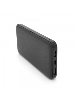 Powerbank ASONIC AS-P10 10000mAh, Output 2USB, Black, (215g), Blister