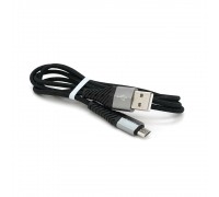 Кабель Hoco X38 , Micro-USB, 2.4A, Black, длина 1м, BOX