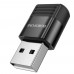 Переходник Borofone BV18 USB2.0(M) => Type-C(F), Black, Blister