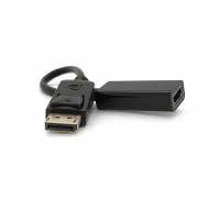Конвертер Display Port на HDMI(мама) 30cm, Black, 4K, Пакет