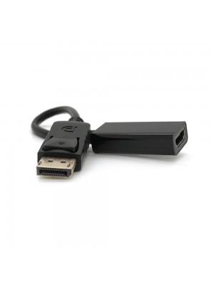 Конвертер Display Port на HDMI(мама) 30cm, Black, 4K, Пакет