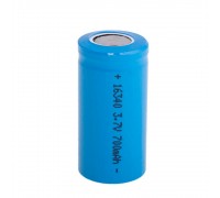 Аккумулятор 16340 Li-Ion Vipow ICR16340 FlatTop, 700mAh, 3.7V, Blue Q50/500