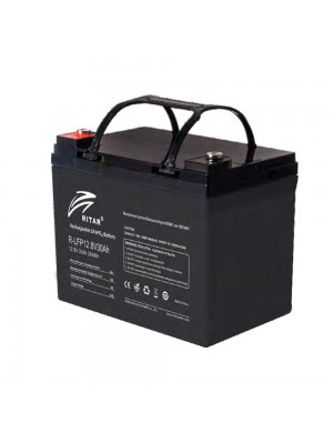 Аккумуляторна батарея Ritar LiFePO4 12,8V 30Ah 384Wh ( 195 x 155 x 130 ) Q1