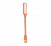 Фонарик гибкий LED USB, Orange, OEM