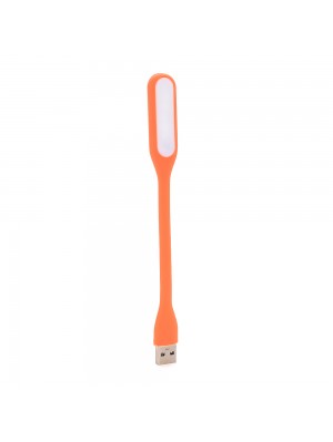 Фонарик гибкий LED USB, Orange, OEM