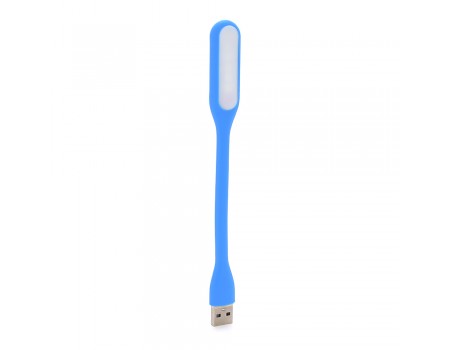 Фонарик гибкий LED USB, Blue, OEM