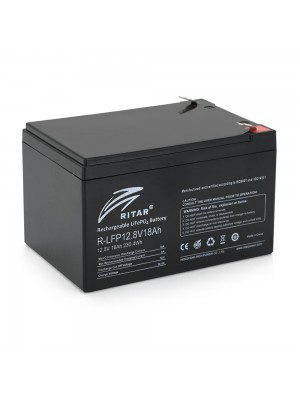 Аккумуляторна батарея Ritar LiFePO4 12,8V 18Ah 230.4WH ( 150 x 98 x 95 (100) ) Q6