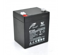 Акумуляторна батарея AGM RITAR RT1245B, Black Case, 12V 4.5Ah ( 90 х 70 х 101 (107) ) Q10