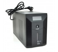 ИБП Ritar RTM2000 (1200W) Proxima-D LCD, AVR, 2st, 3xSCHUKO socket, 4x12V7,5Ah, металлический Case