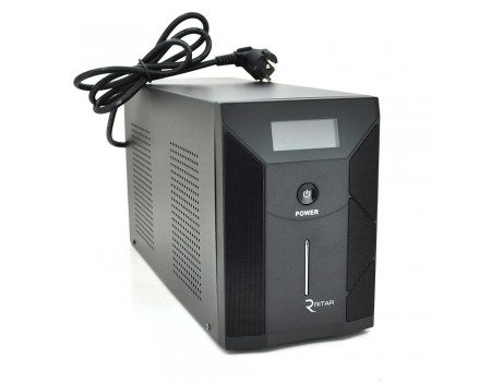 ИБП Ritar RTM3000 (1800W) Proxima-D, AVR, 3st, 3xSCHUKO socket, 4x12V9Ah, металлический Case Q1 (500*245*350) 21,8 кг (400*145*210)