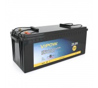 Акумуляторна батарея Vipow LiFePO4 25,6V 100Ah із вбудованою ВМS платою 80A (523*207*215)