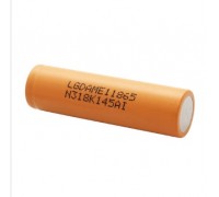 Аккумулятор 18650 Li-Ion LG INR18650 ME1 (LGDAME11865), 2100mAh, 4.2A, 4.2/3.65/2.8V, Orange, 2 шт в упаковке, цена за 1 шт