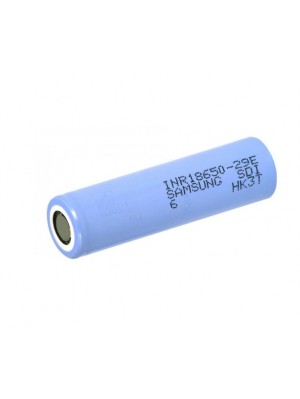 Аккумулятор 18650 Li-Ion Samsung INR18650-29E (SDI-6), 2900mAh, 8.25A, 4.2/3.65/2.5V, BLUE, 2 шт в упаковке, цена за 1 шт