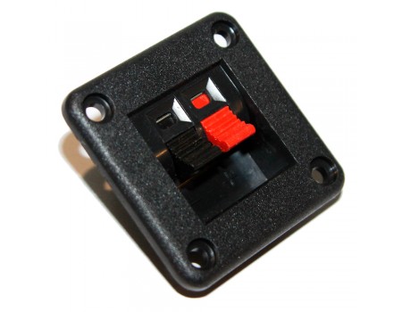 Затискувач 2-pin JR6258A для динаміка розмір панелі 42 x 42 мм