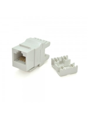 Модуль узкий Keystone Jack RJ-45 кат.6 UTP, 17,2 мм, Q100