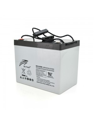 Акумуляторна батарея AGM RITAR HR12280W, Gray Case, 12V 75.0Ah ( 260 х 169 х 211 (219 ) 24.80kg Q1