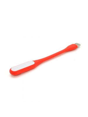 Фонарик гибкий LED USB, Red, OEM