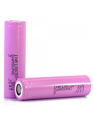 Аккумулятор 18650 Li-Ion Samsung INR18650-35, 3350mAh, 8A, 4.2/3.6/2.5V, PINK, 2 шт. в упаковке, цена за 1 шт