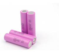 Аккумулятор 18650 Li-Ion Samsung INR18650-30Q, 3000mAh, 30A, 4.2/3.6/2.5V, PINK, 2 шт в упаковке, цена за 1 шт