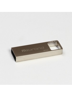 Флеш-накопитель Mibrand Shark, USB 2.0, 8GB, Metal Design, Blister