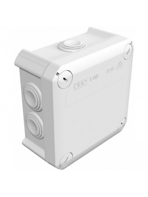 Коробка розподільна зовнішня Т60 114x114x57 IP66 OBO Bettermann колір білий