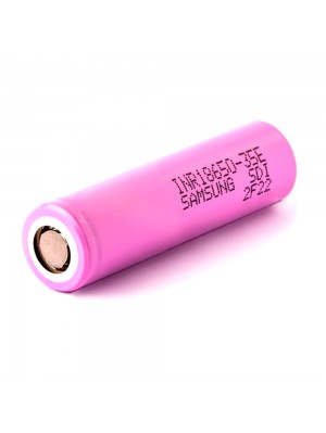 Аккумулятор 18650 Li-Ion Samsung INR18650-35E, 3500mAh, 8A, 4.2/3.6/2.5V, PINK, 2 шт в упаковке, цена за 1 шт