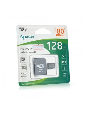 Карта памяти Apacer  microSDHC Class 10 UHS-I, 128GB