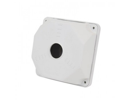 Універсальна монтажна коробка для встановлення відеокамер AB-Q130 біла, IP66, 130х130х50мм