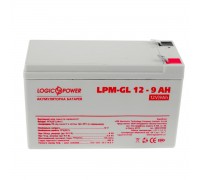 Акумуляторна батарея LogicPower 12V 9AH (LPM-GL 12 - 9 AH) GEL