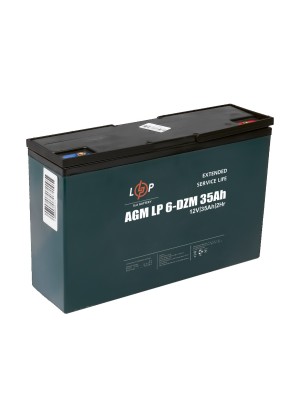 Акумуляторна батарея LogicPower LP 12V 35AH (6-DZM-35) AGM