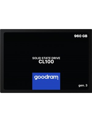 Накопичувач SSD  960GB Goodram CL100 GEN.3 2.5" SATAIII 3D TLC (SSDPR-CL100-960-G3)