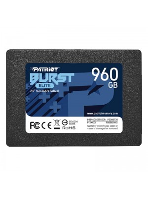 Накопичувач SSD  960GB Patriot Burst Elite 2.5" SATAIII TLC (PBE960GS25SSDR)