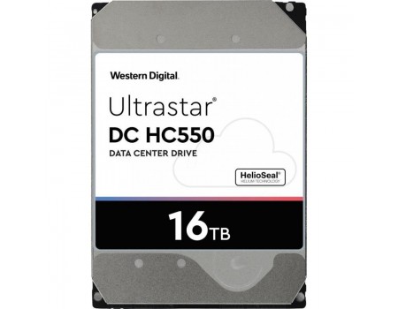 Накопитель HDD 3.5" SATA 16.0TB WD Ultrastar DC HC550 7200rpm 512MB (0F38462)